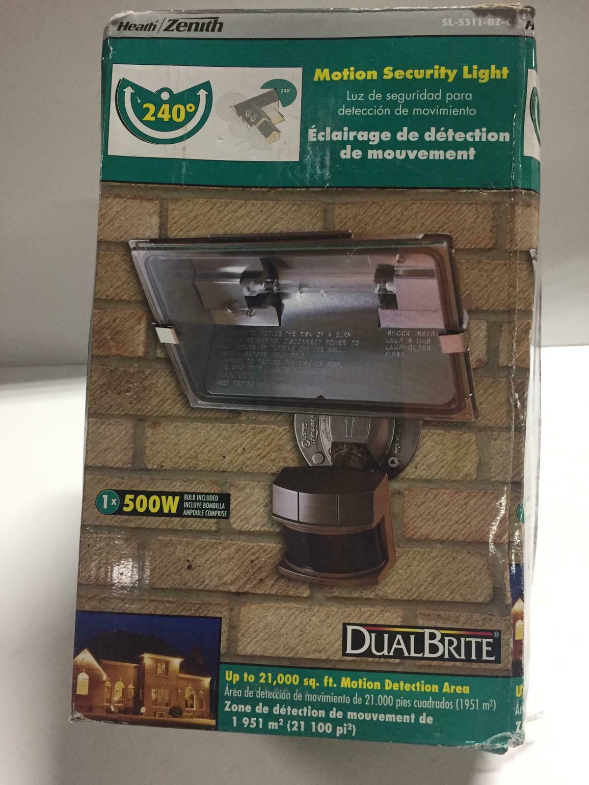 Heath Zenith SL-5311-BZ Bronze Professional Dual Brite Motion Sensor