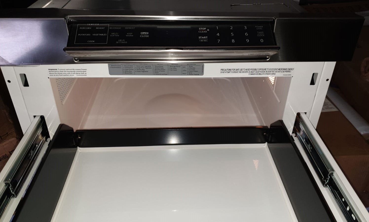 sharp panel ready microwave drawer