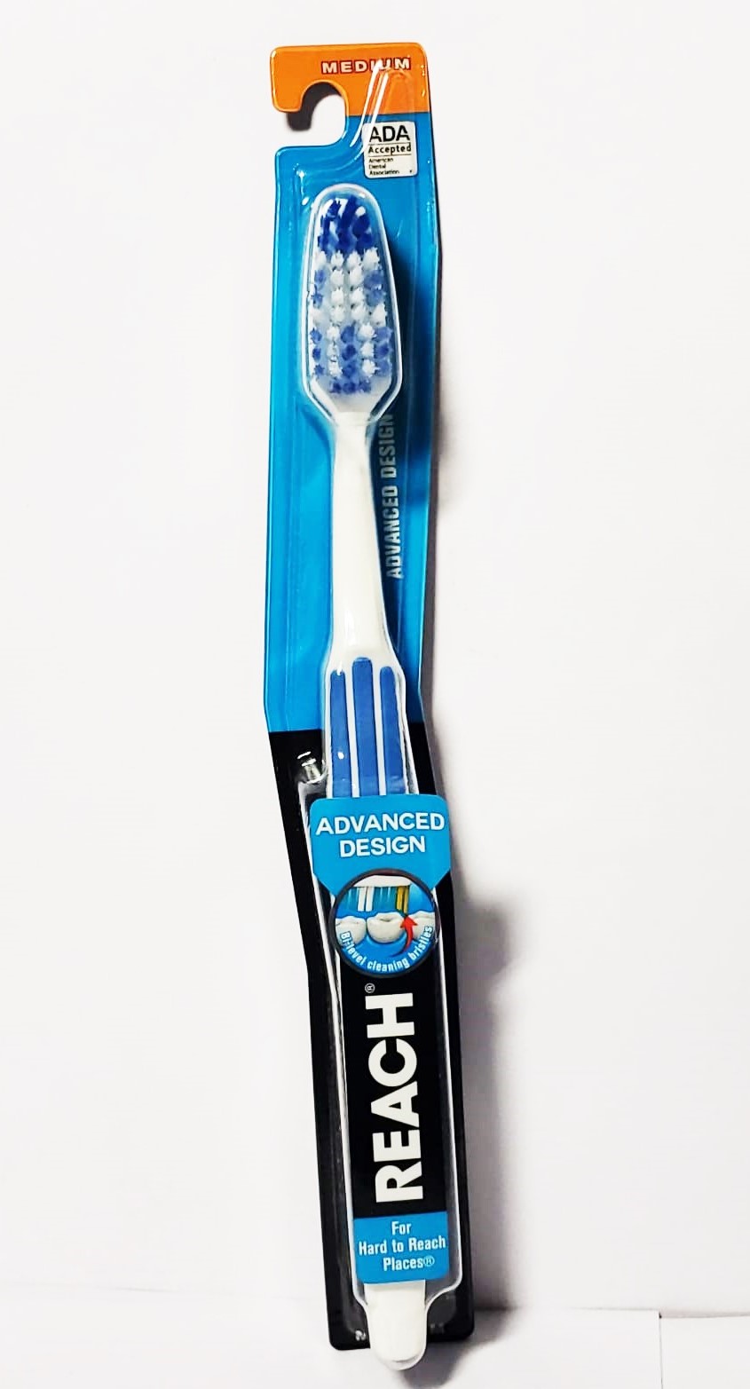 Reach Toothbrush Advanced Design Firm Adult Toothbrush (Blue