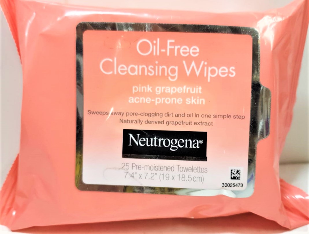 Neutrogena OilFree Cleansing Wipes Pink Grapefruit 25 Premoistened Towelettes eBay