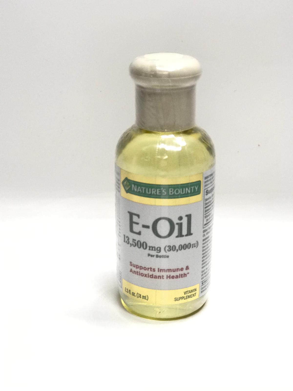 Nature's Bounty Vitamin E Oil, 30000IU, 2.5 Fl Oz eBay