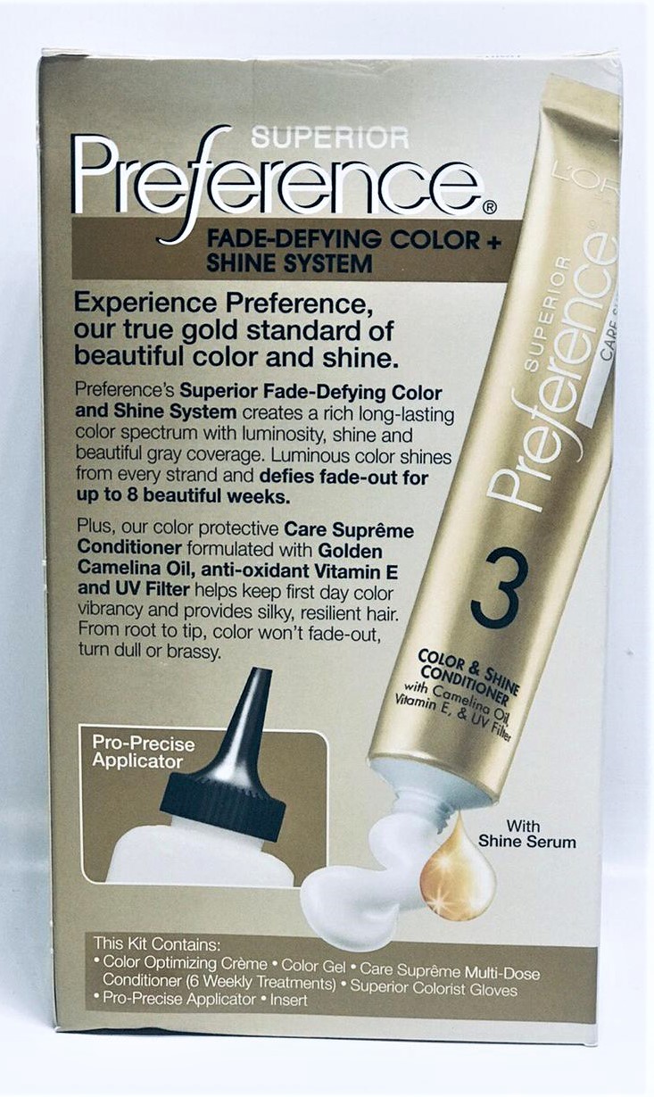 Loreal Superior Preference Dark Blonde 7 71249253144 Ebay 