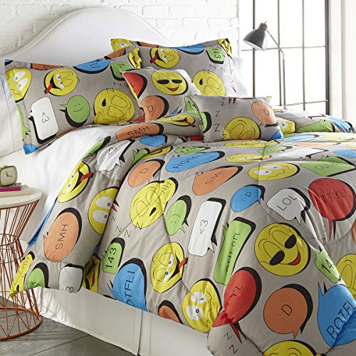 Full SPIRIT LINEN HOME Poop Emoji 3 Piece Sheet Set
