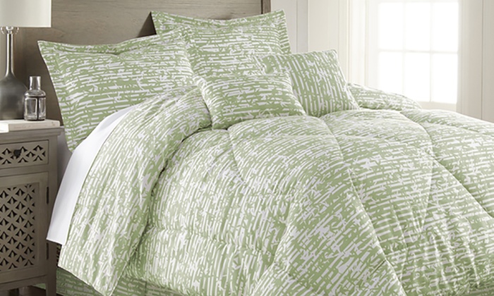 Bamboo 6 Pc King Size Comforter Set Black Retail Price 69 99 Ebay