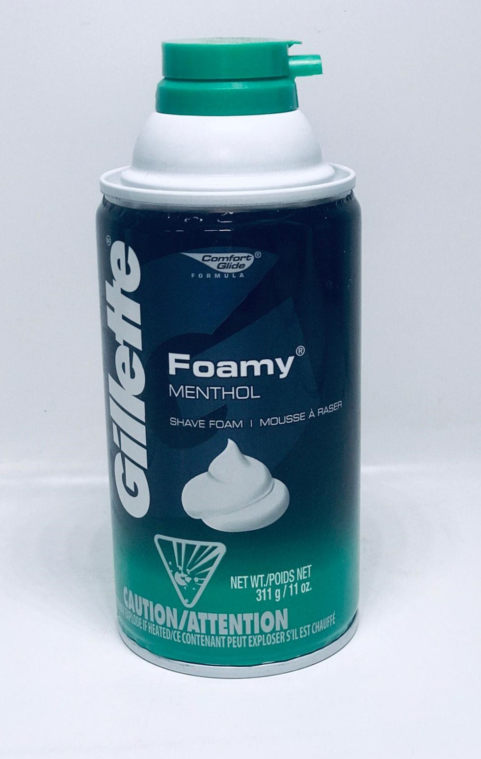 Gillette Menthol Foamy Shaving Cream Foam 11 oz | eBay