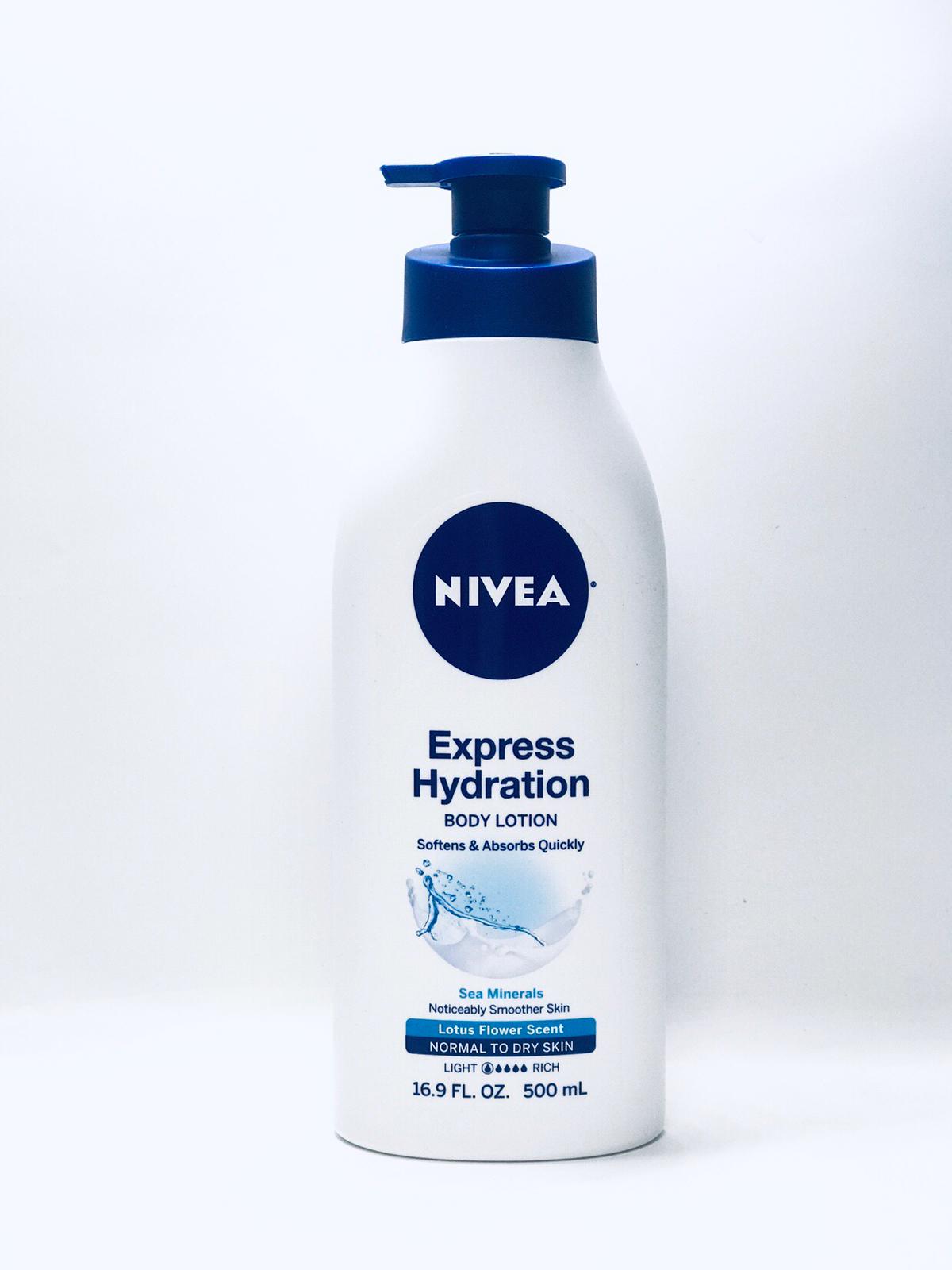 nivea-express-hydration-body-lotion-lotus-flower-scent-500ml-ebay