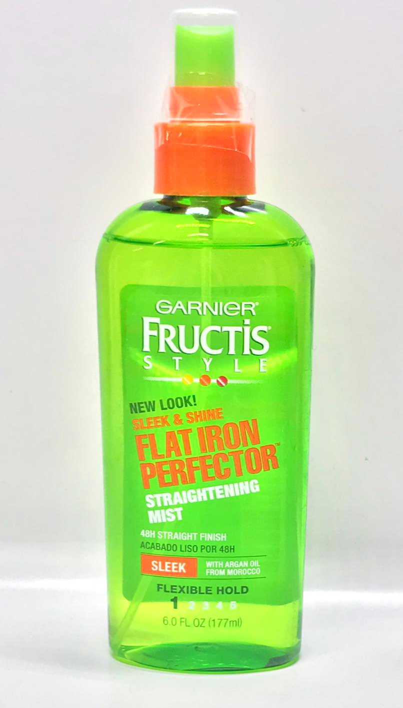 garnier fructis sleek & shine flat iron perfector straightening mist