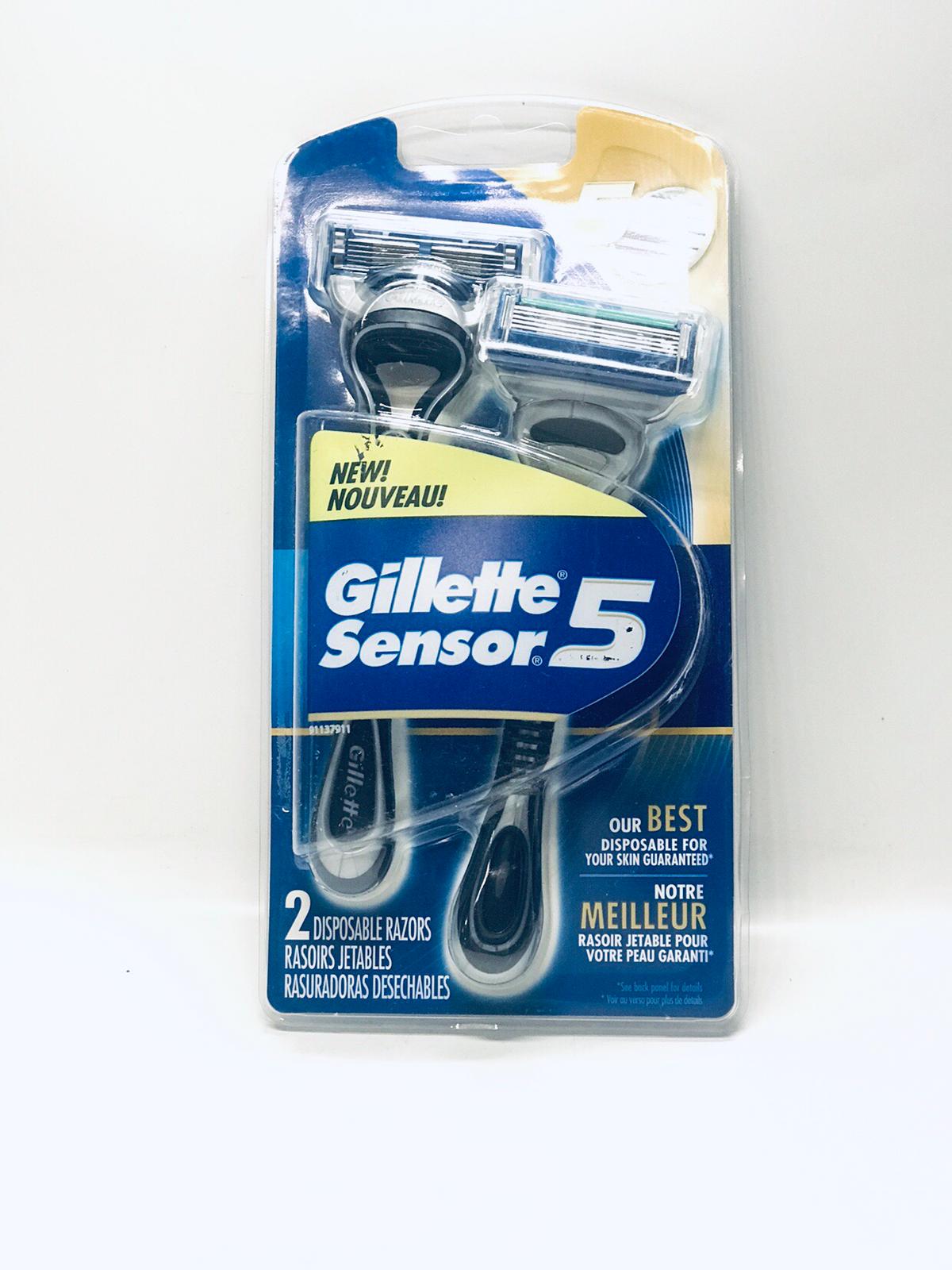Gillette Sensor 5 2 Disposable Razors eBay