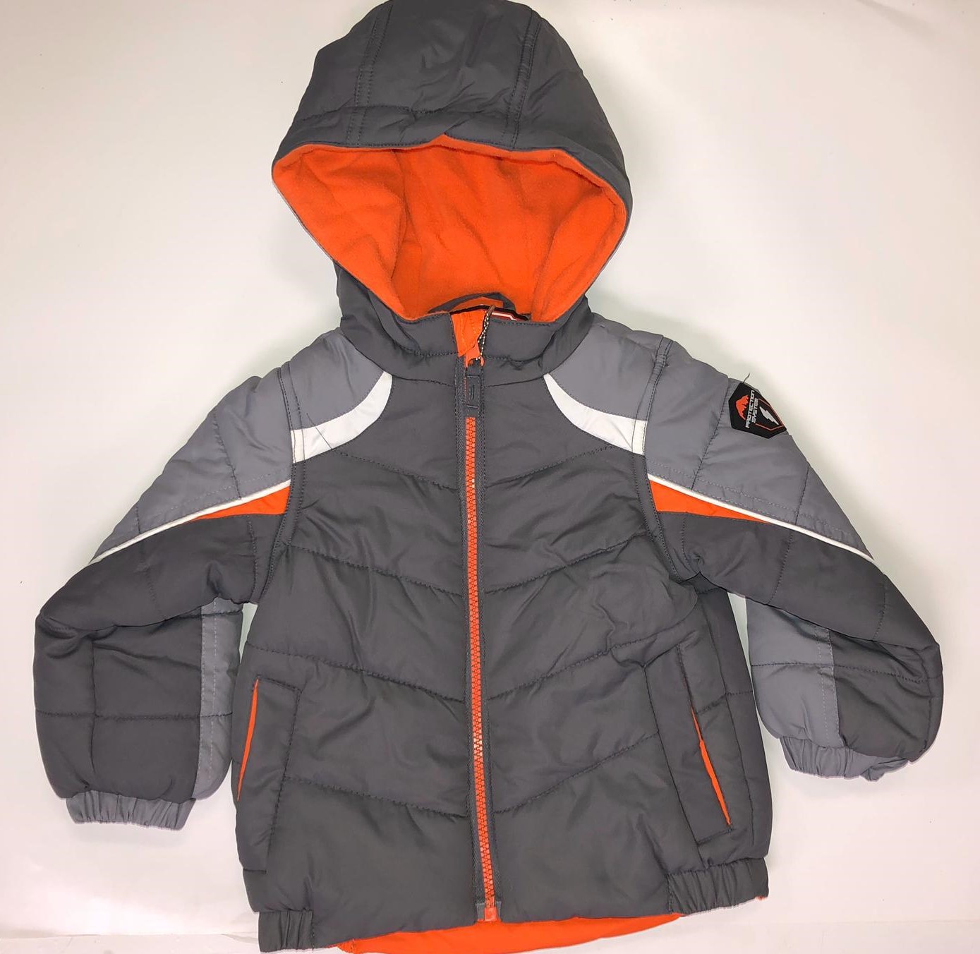 Protection System Hooded Puffer Jacket Coat Boys
