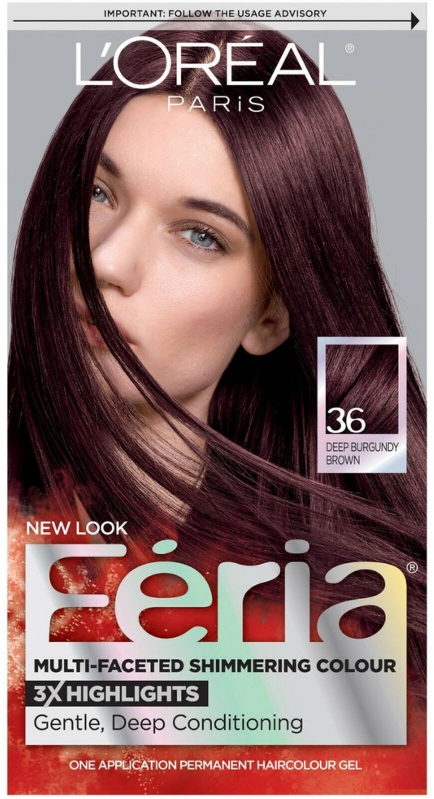 L Oreal Paris Feria Multi Faceted Shimmering Colour 36 Deep