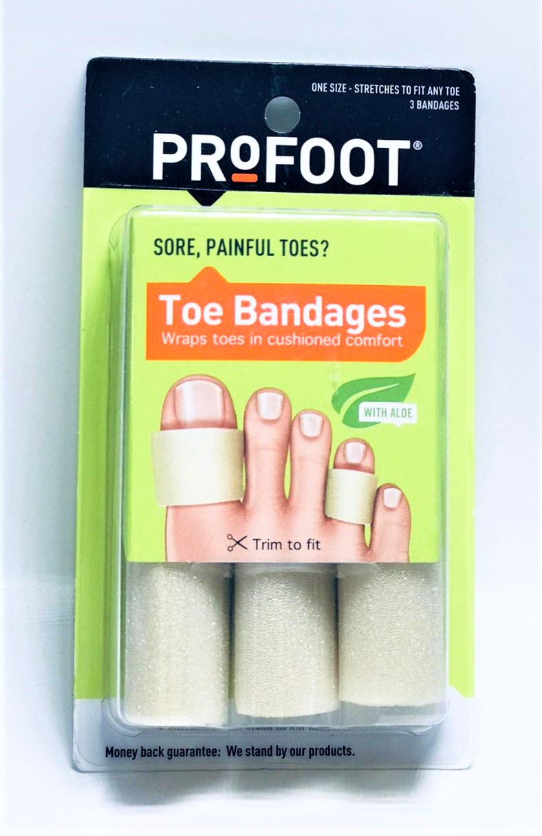 Profoot Toe Bandages, One Size, 3 each LOT OF 2 80376015686 eBay