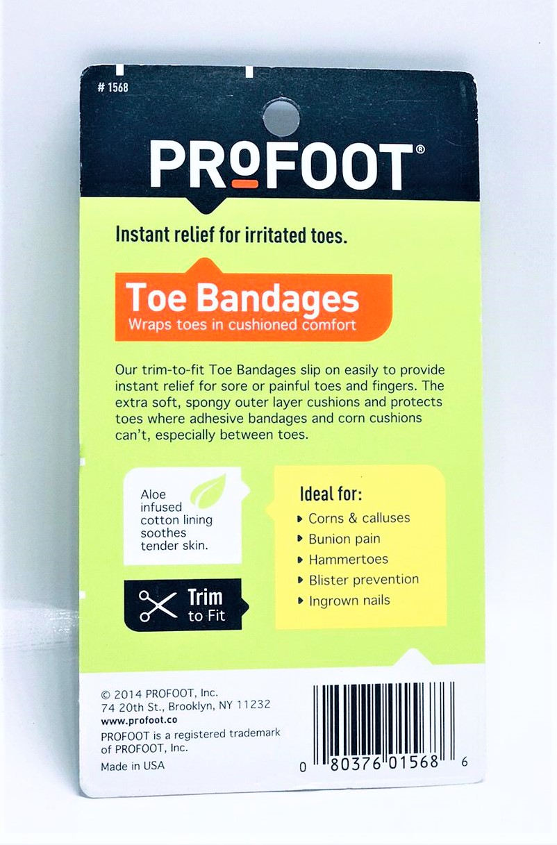 Profoot Toe Bandages, One Size, 3 each LOT OF 2 80376015686 eBay