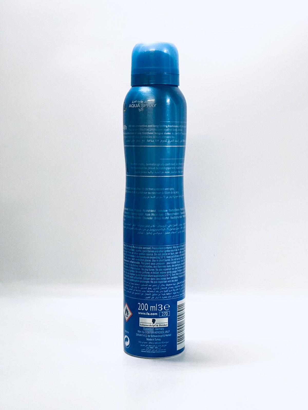 Fa Aqua Aquatic Fresh Deodorant Spray 200ml SRP 12.99 eBay