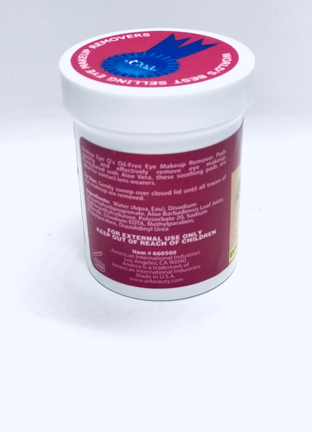 Andrea Eye Q's Eye MakeUp Remover Pads OilFree