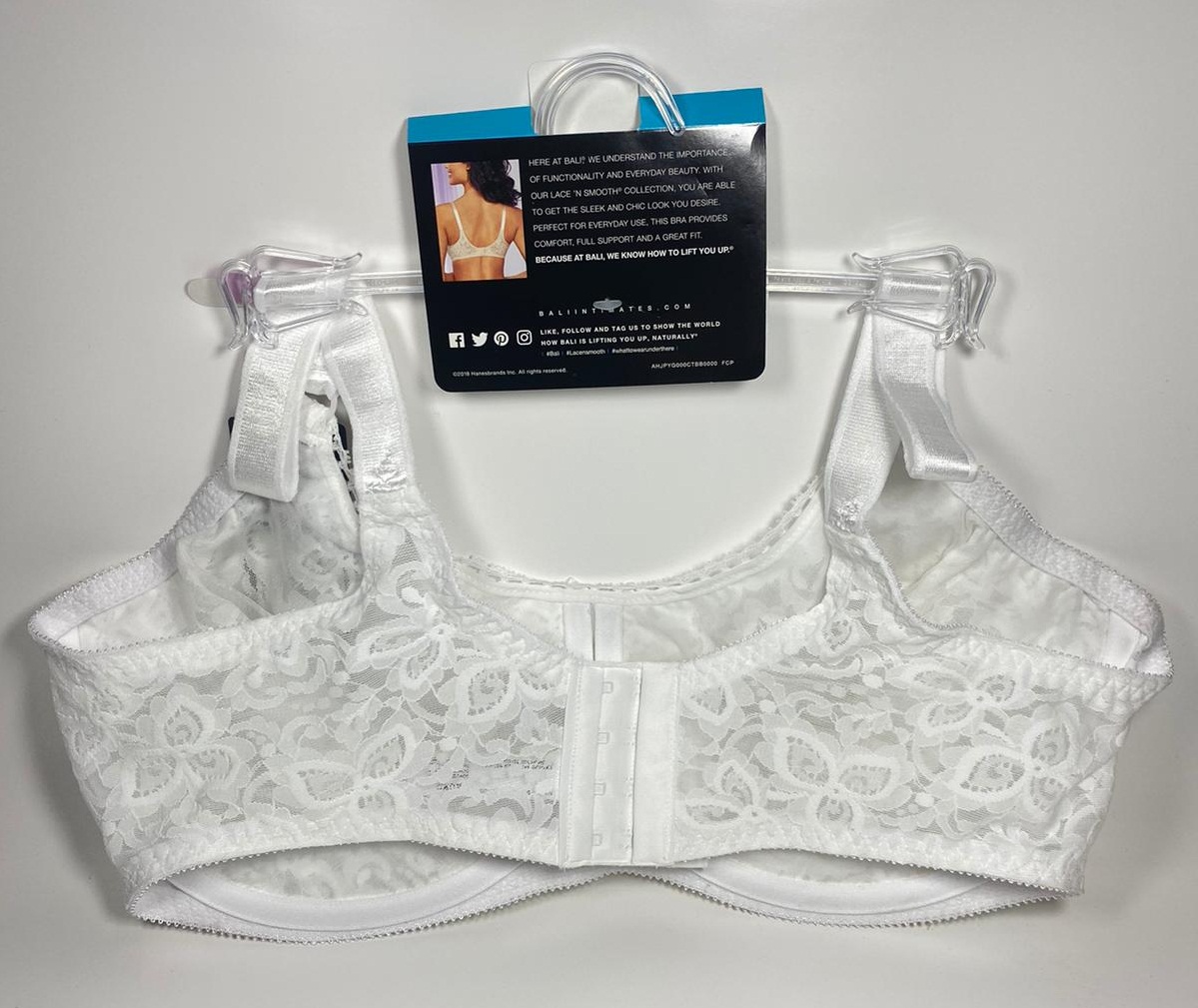 Bali Lace 'N Smooth Seamless Cup Underwire Bra 3432, 40D | eBay