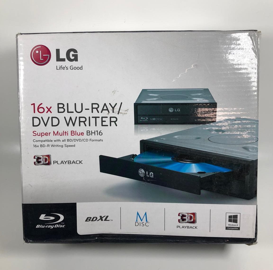 LG WH16NS40 Internal Blu-ray Rewriter - 16x SATA Blu-ray Disc Drive For PC