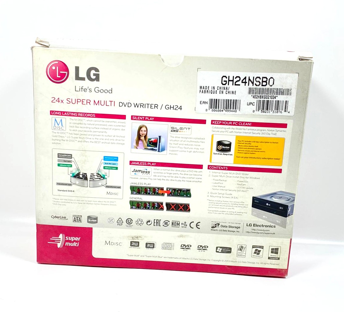 LG Internal 24x Super Multi DVD Writer with MDISC Support eBay