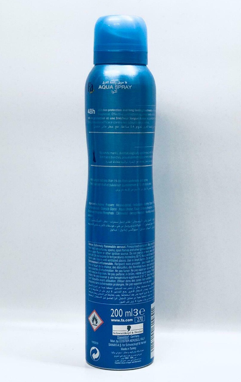 Fa Aqua Aquatic Fresh Deodorant Spray 200ml 4015000615891 eBay