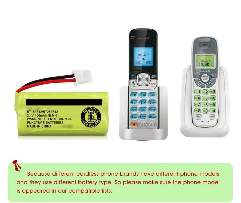 2.4 v 400mah ni mh battery