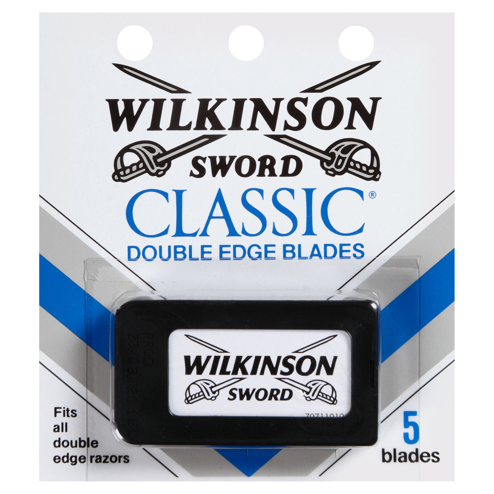 Wilkinson Sword Double Edge Razor Blade Refills for Men - 5 Count