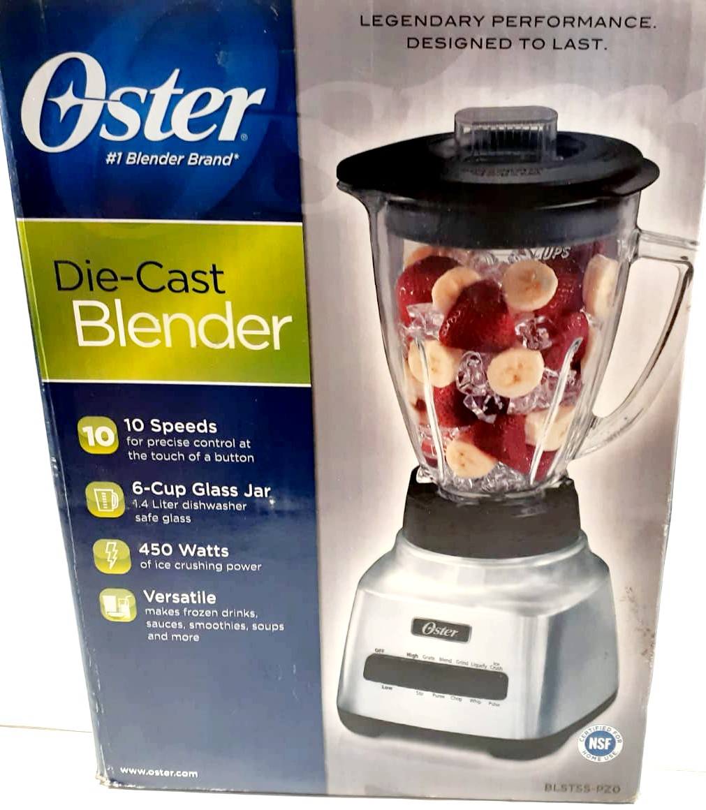 Oster Classic Series 10Speed Die Cast Blender, Glass Jar 34264454897