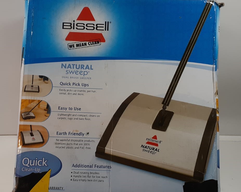 Bissell Natural Sweep Dual Brush Sweeper 92N0, Silver 11120008104 eBay