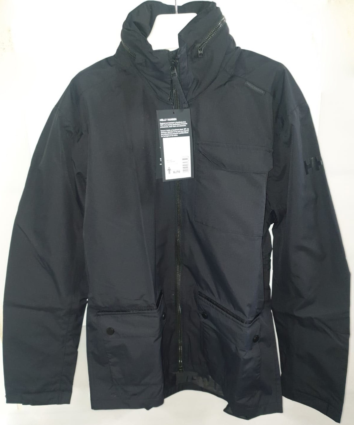 Helly Hansen Highlands Rain Jacket, Black, XL | eBay