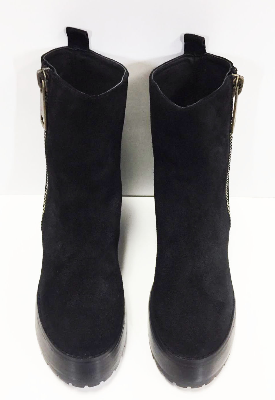 intentionally blank leather speed platform boots