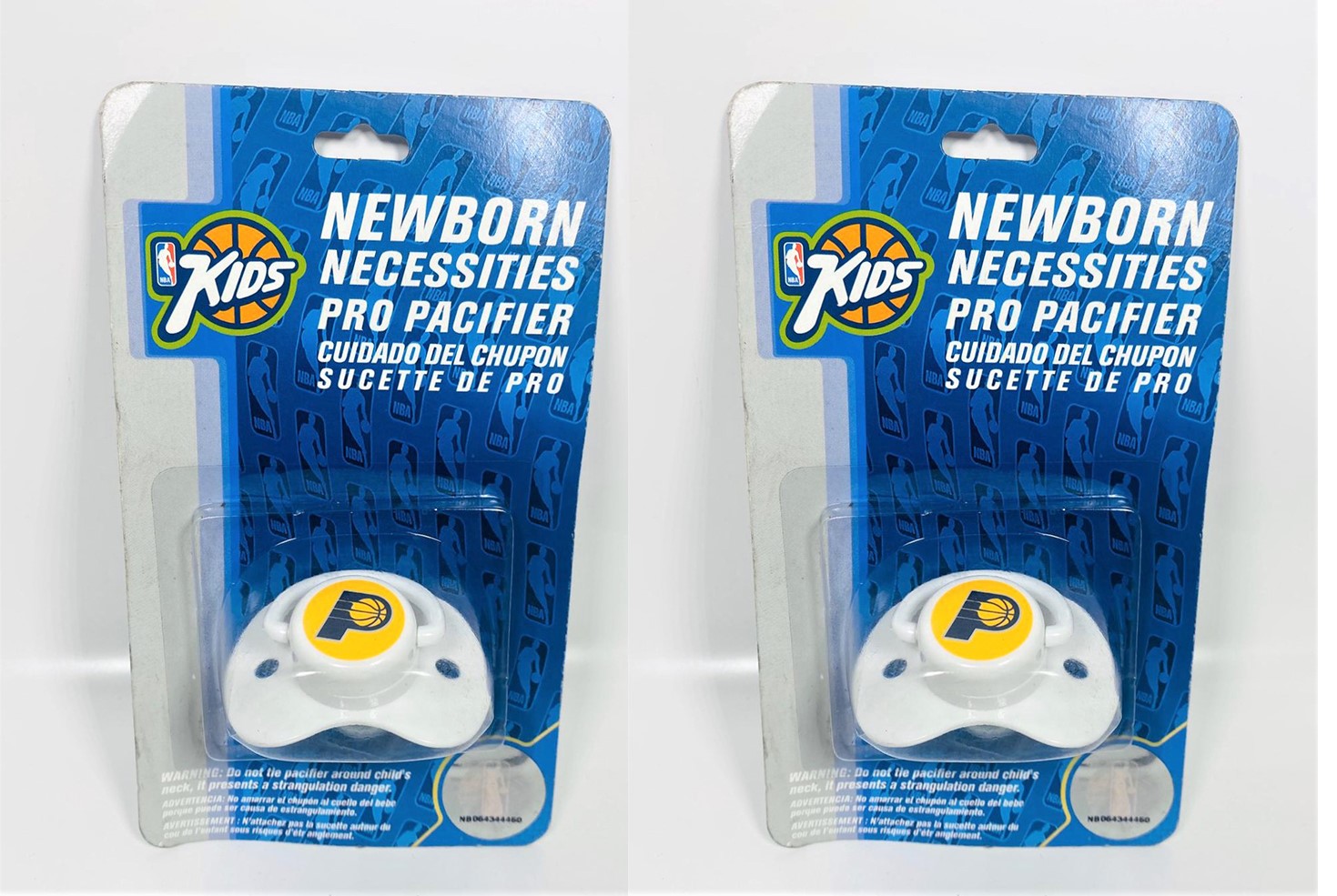 Lot Of 2 Newborn Necessities Pro Pacifier Nba Indiana Pacers Ebay
