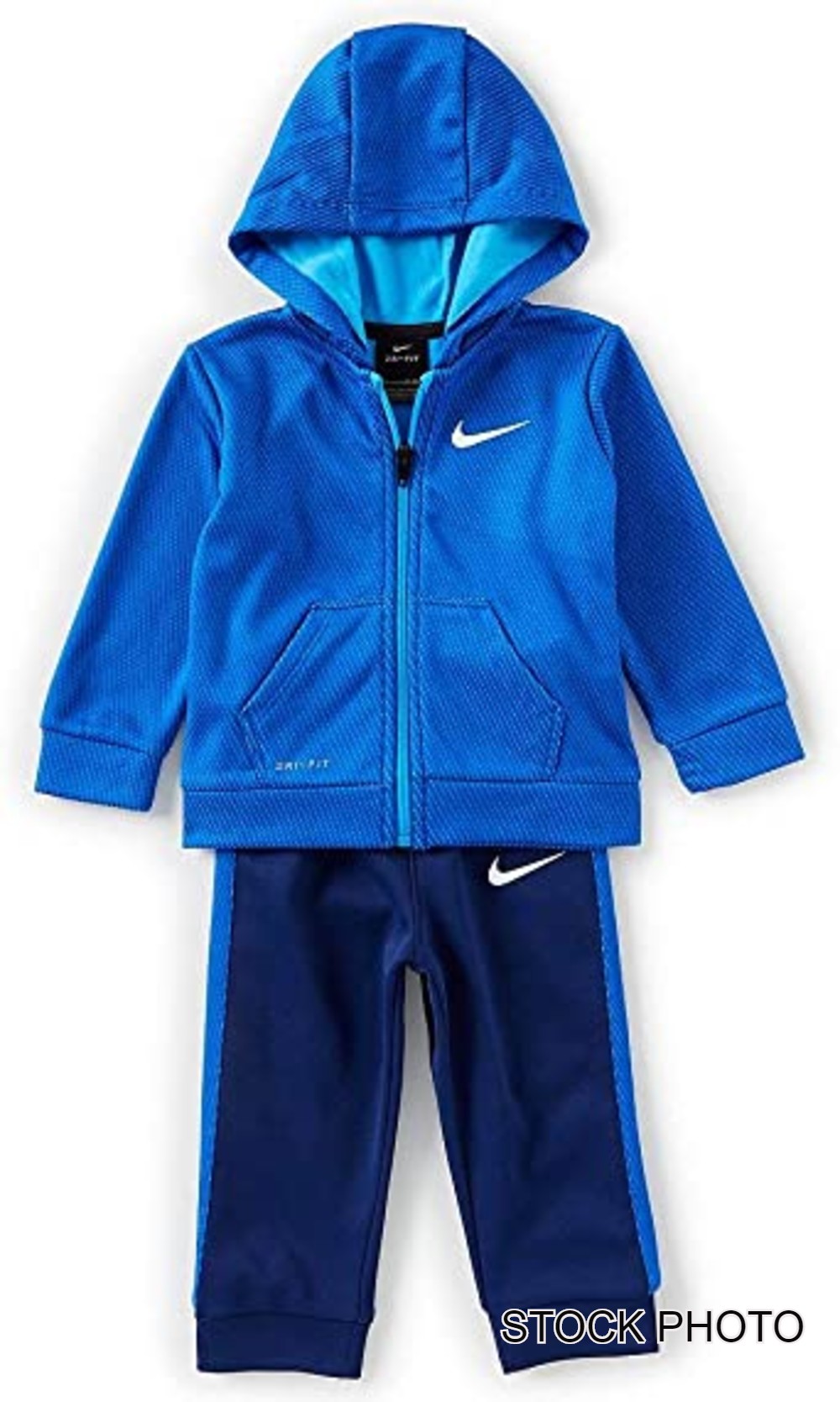 black and blue nike tracksuit