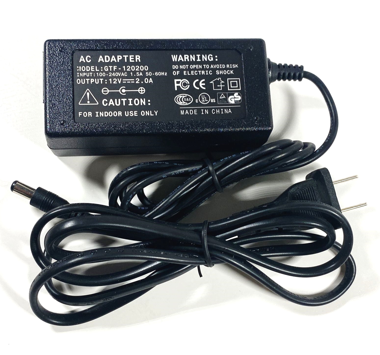 LED Power Supply AC Adapter 12V 2A (GTF-120200)